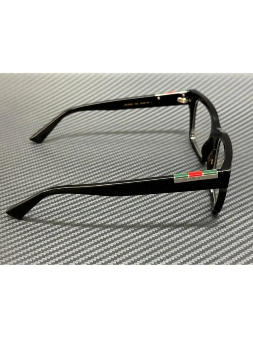 New Gucci Men Black Silver Eyeglasses 53-20-145